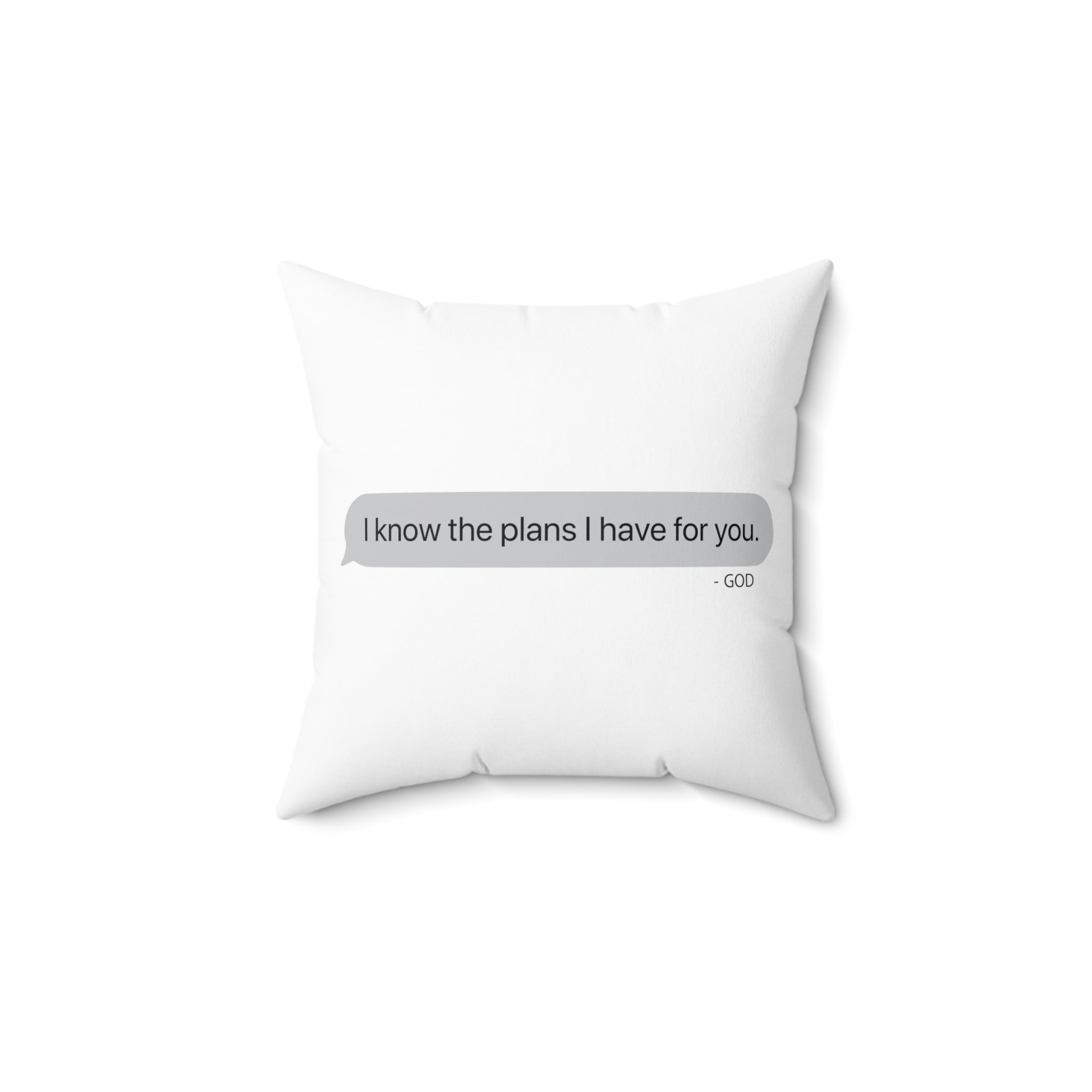 I Know The Plans - Pillow