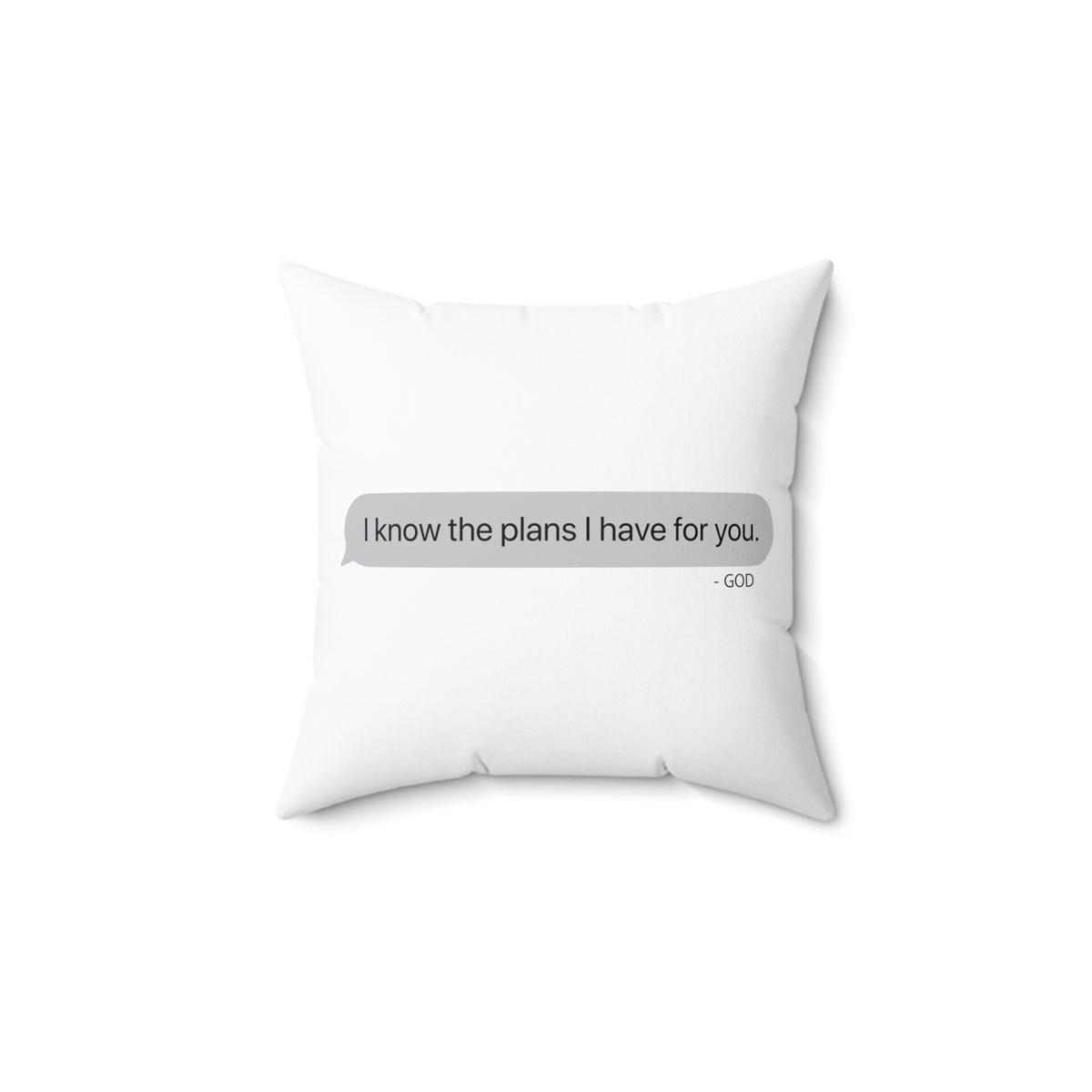 I Know The Plans - Pillow