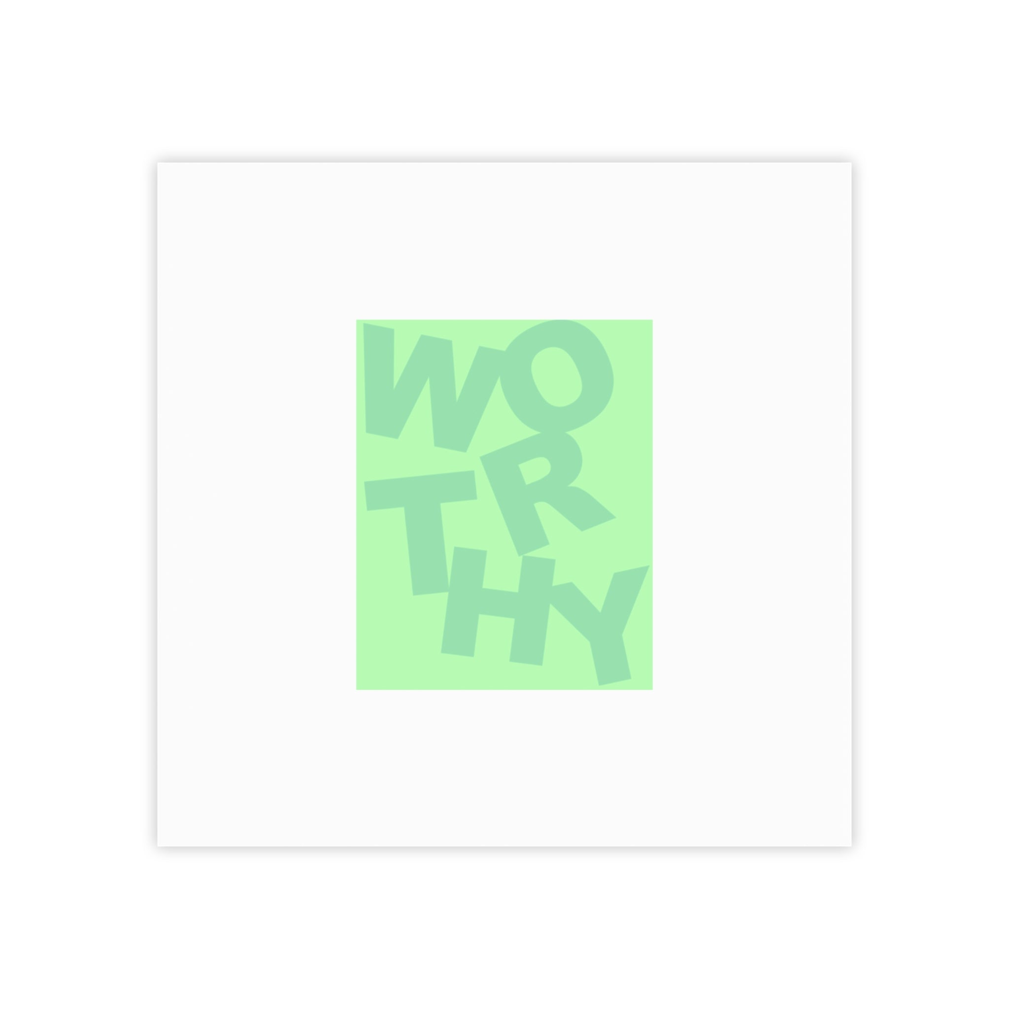 Worthy, Green - Post-it® Note Pads