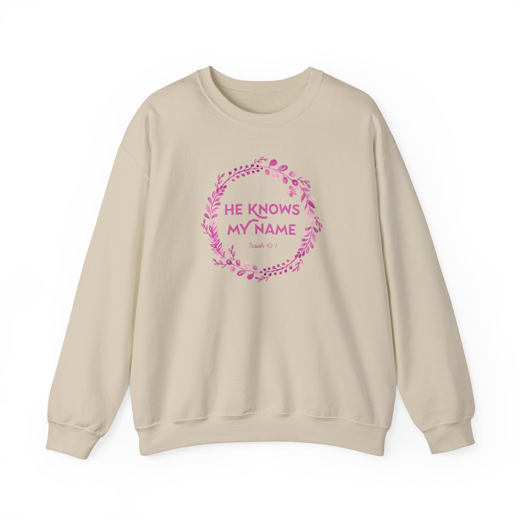 He Knows My Name- Crewneck Sweatshirt