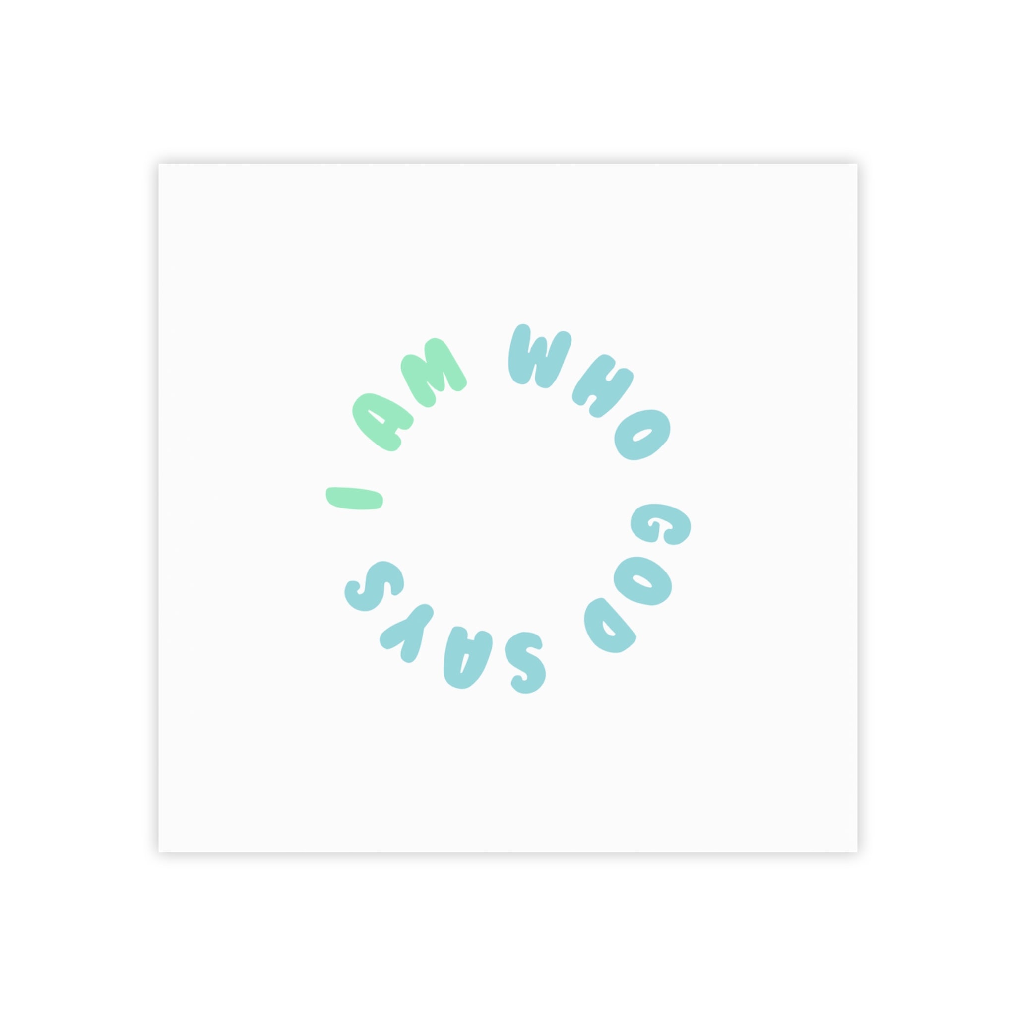 I Am Who God Says - Post-it® Note Pads