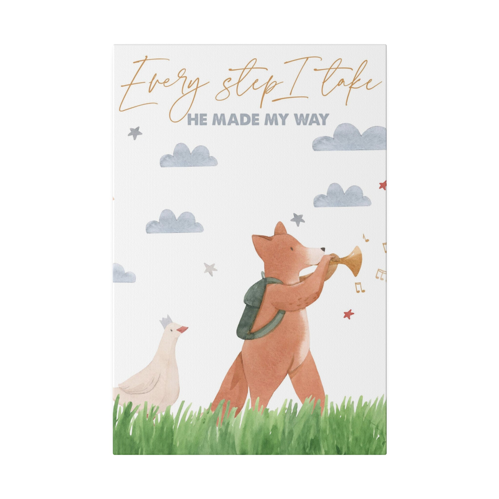 Christian Wall Decor - Every Step - Canvas Sign