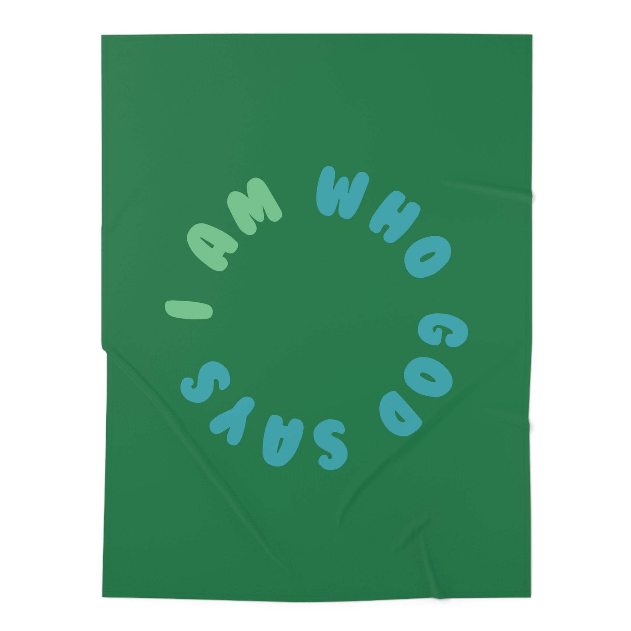 I Am Who God Says - Baby Swaddle Blanket