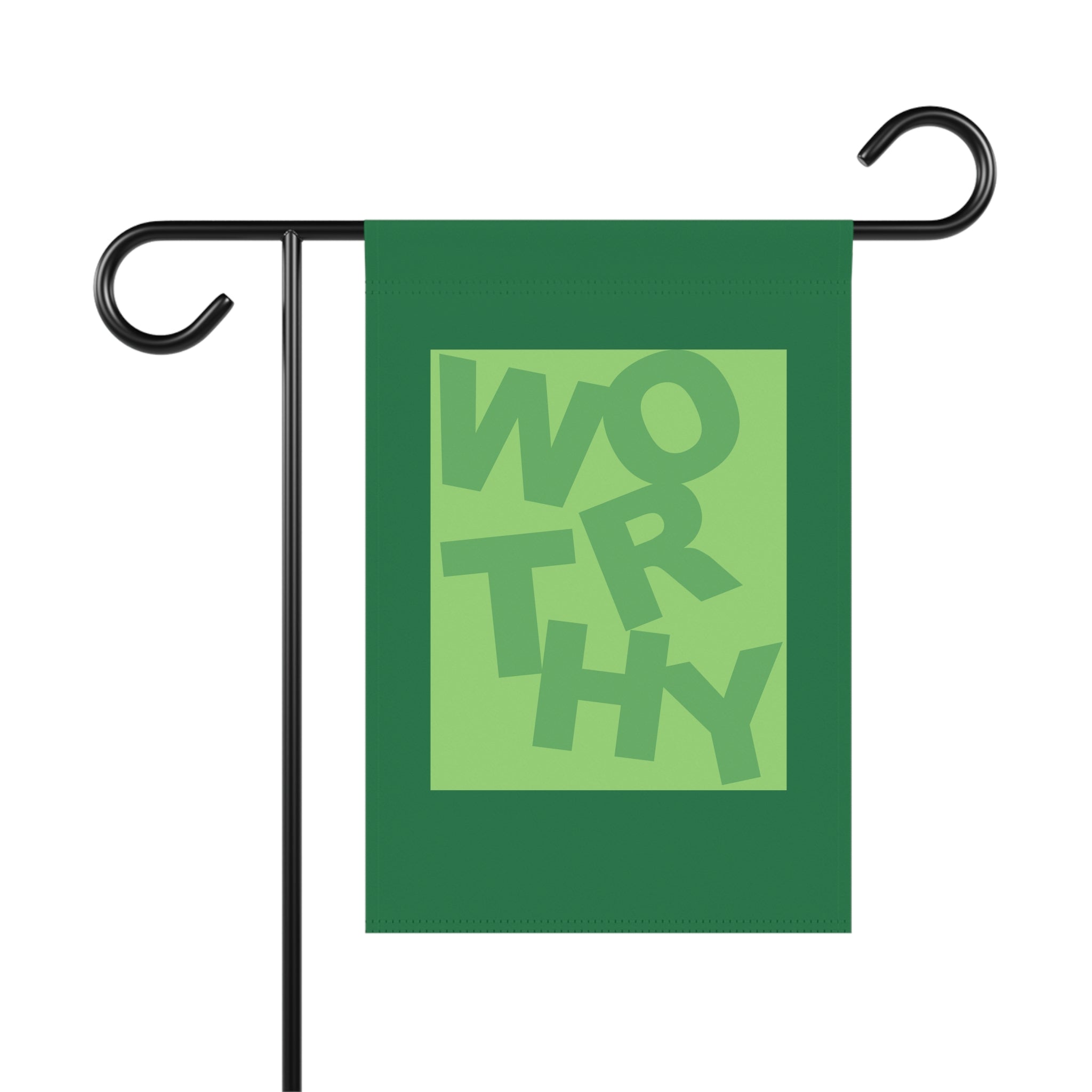 Worthy, Green - Garden & House Banner
