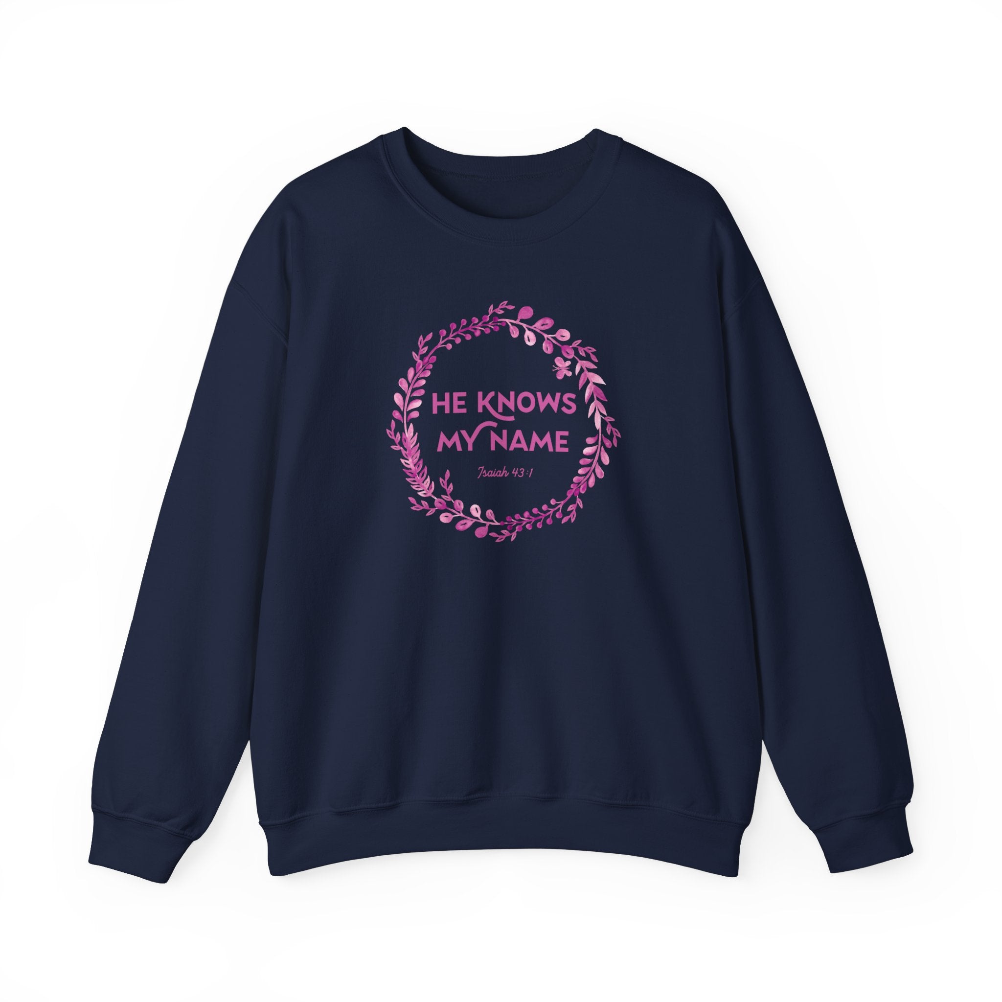 He Knows My Name- Crewneck Sweatshirt
