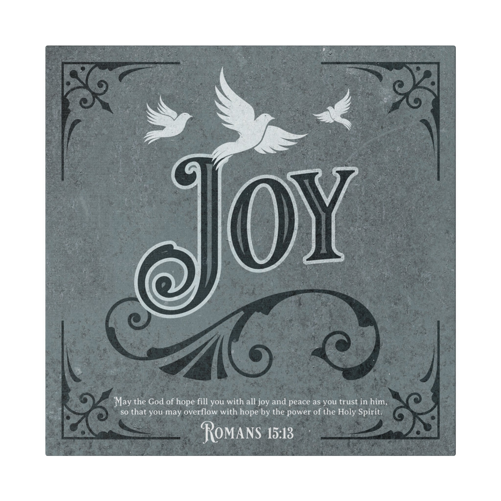Christian Wall Decor - Joy - Canvas Sign