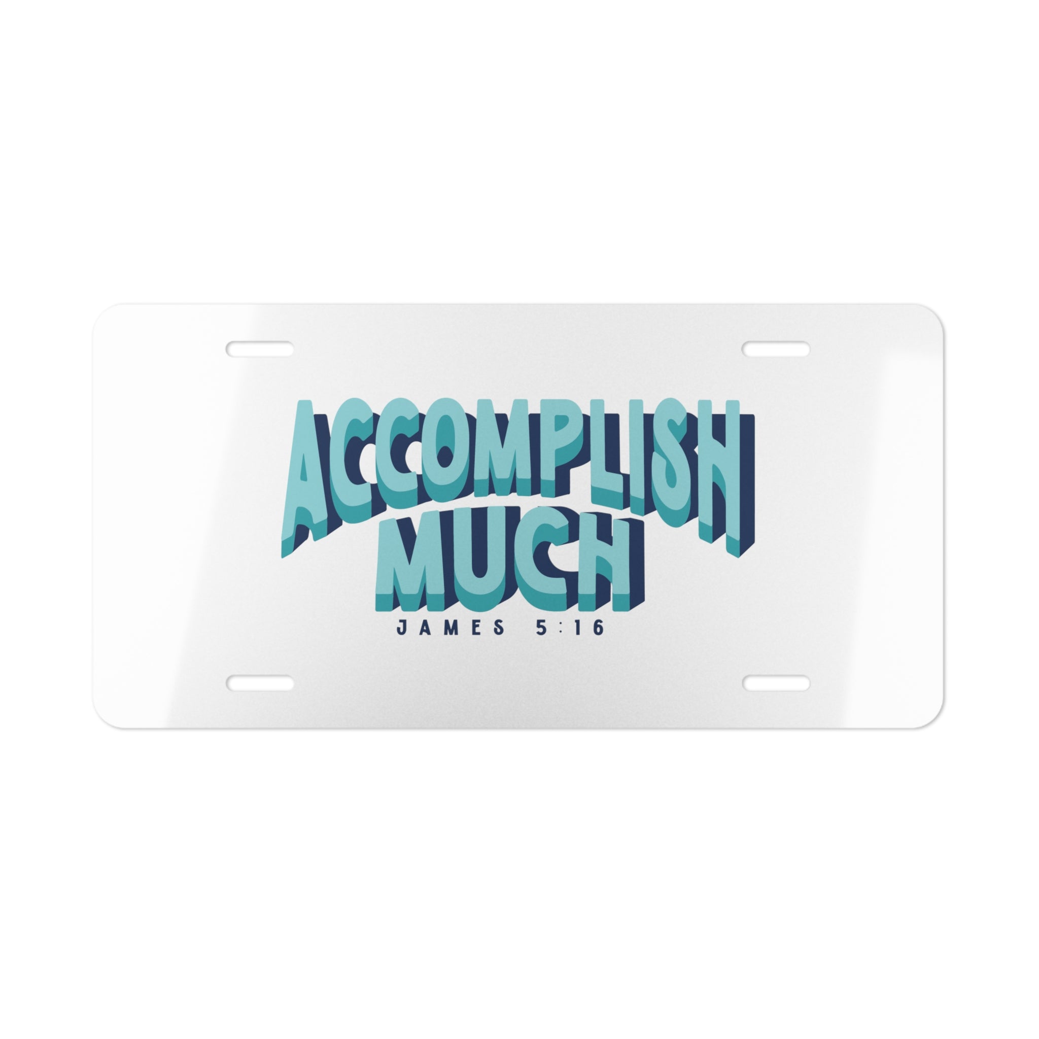 Accomplish Much - Vanity Plate