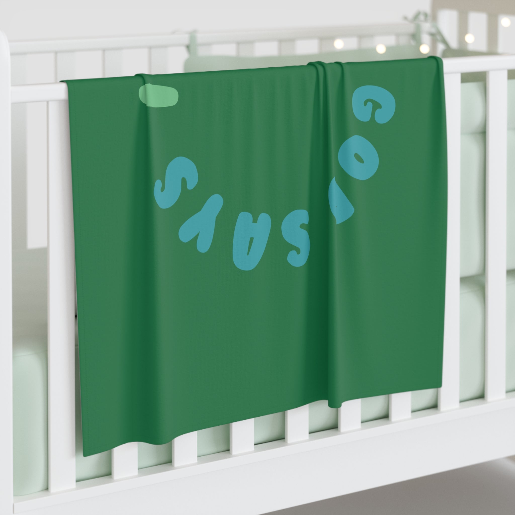 I Am Who God Says - Baby Swaddle Blanket