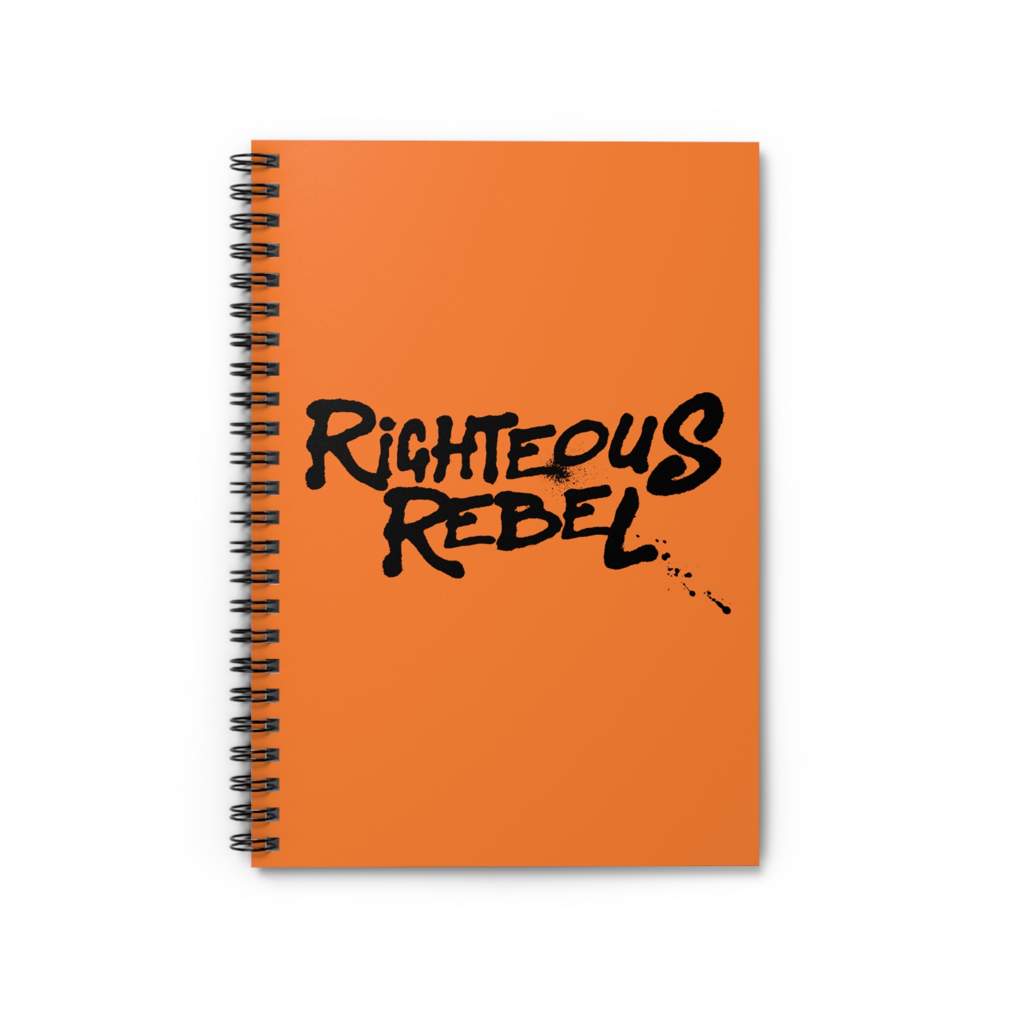 Righteous Rebel - Spiral Notebook