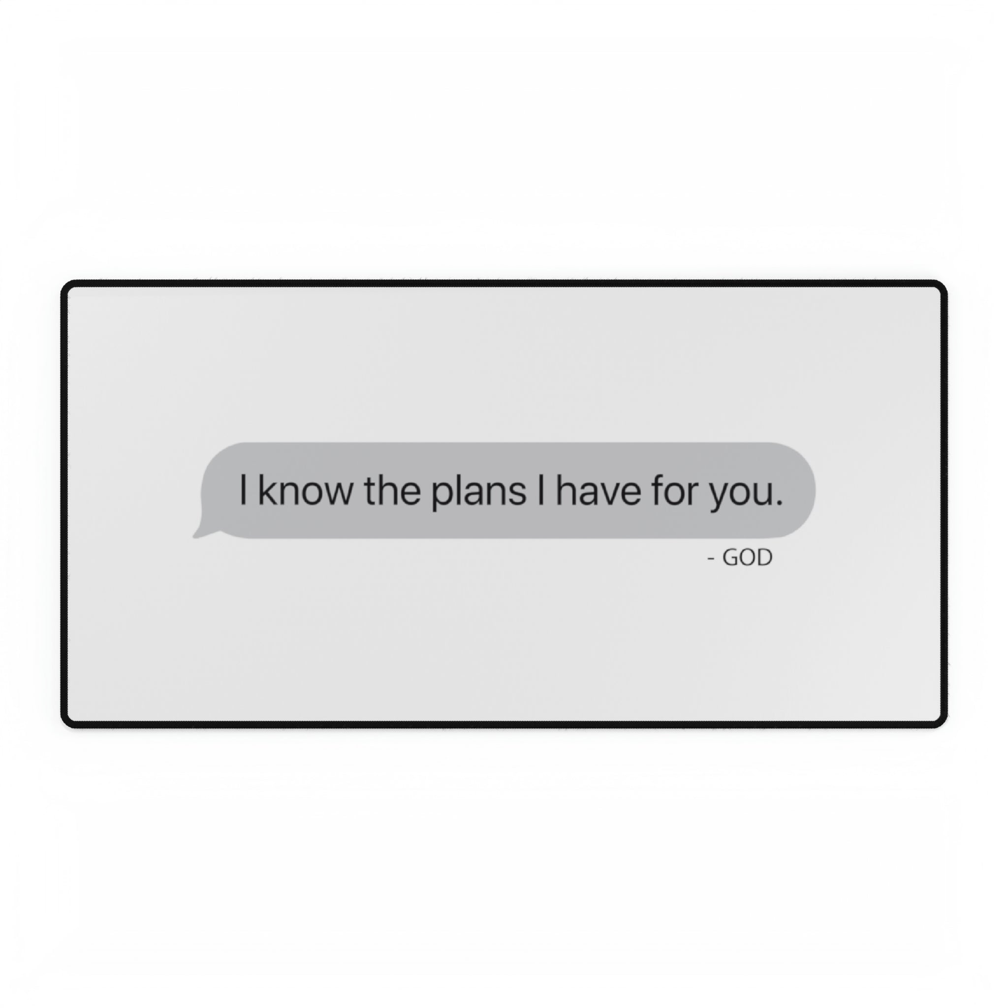 I Know The Plans - Desk Mats