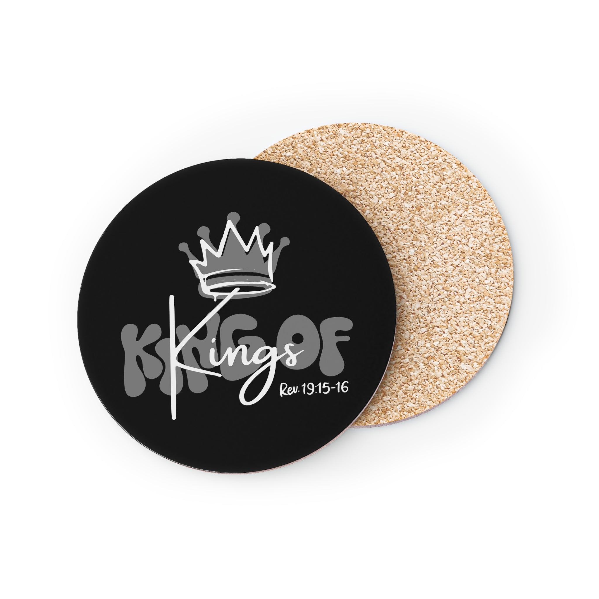 King Of Kings , Grey  - Coaster