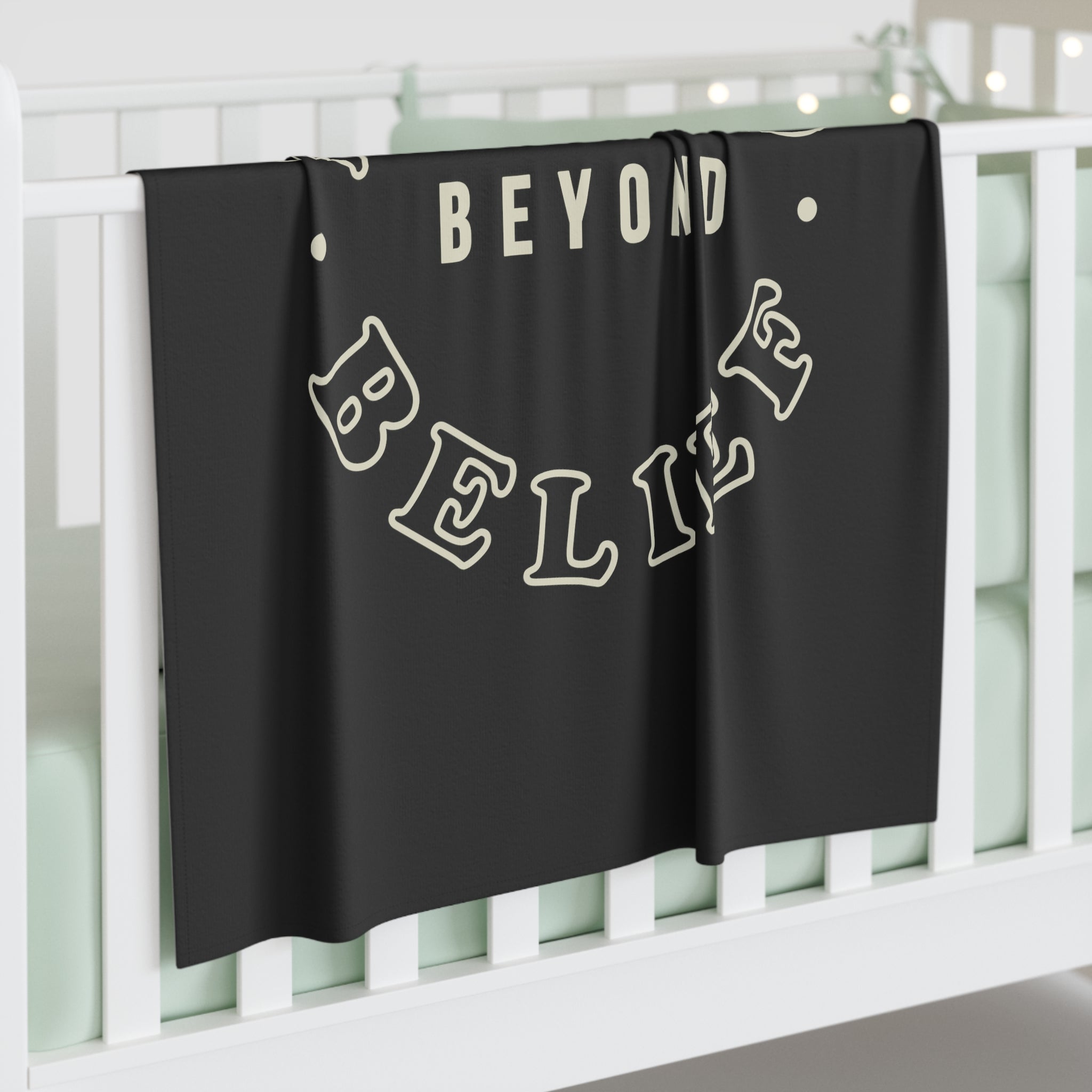 Blessed Beyond Belief - Baby Swaddle Blanket