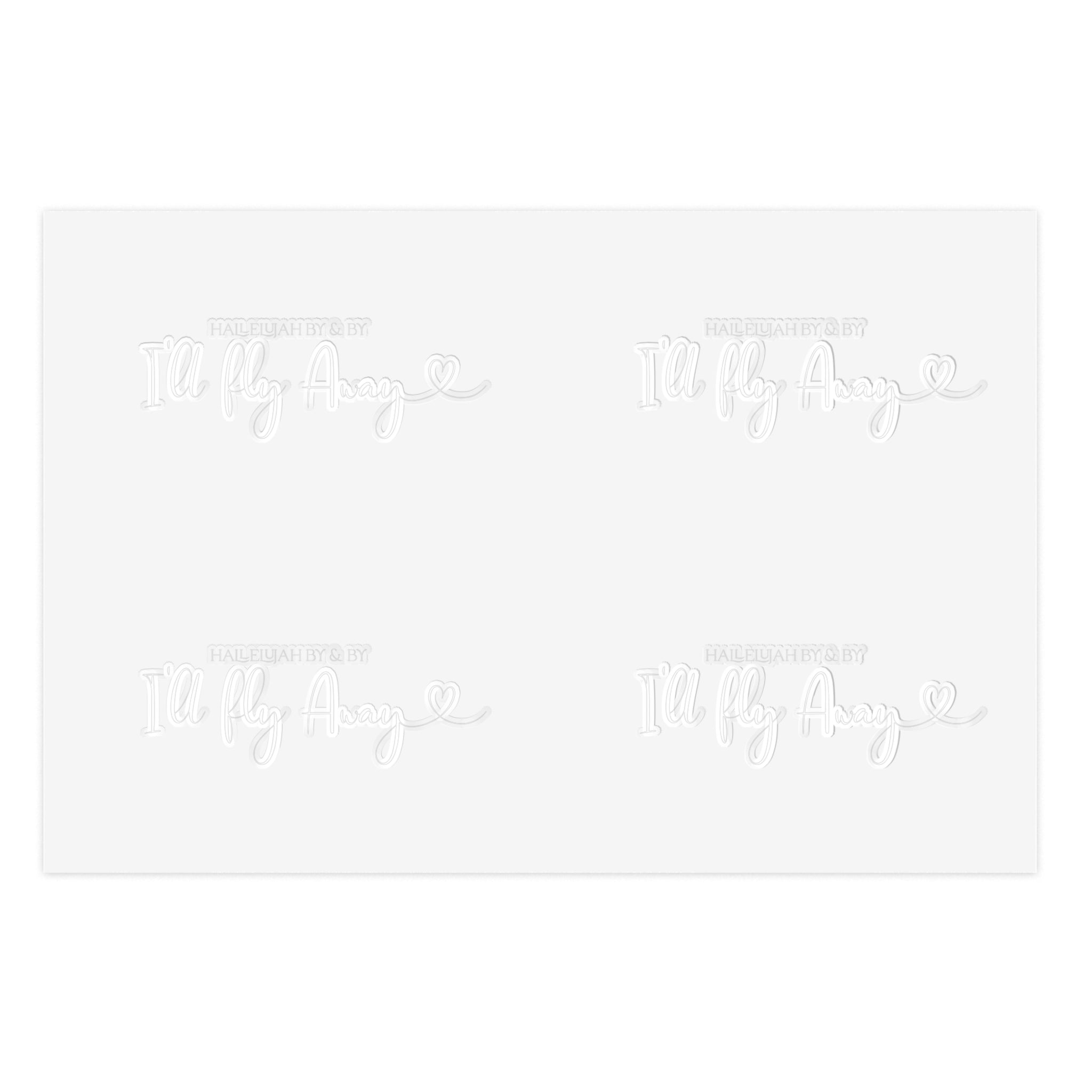 I'll Fly Away - Sticker Sheets