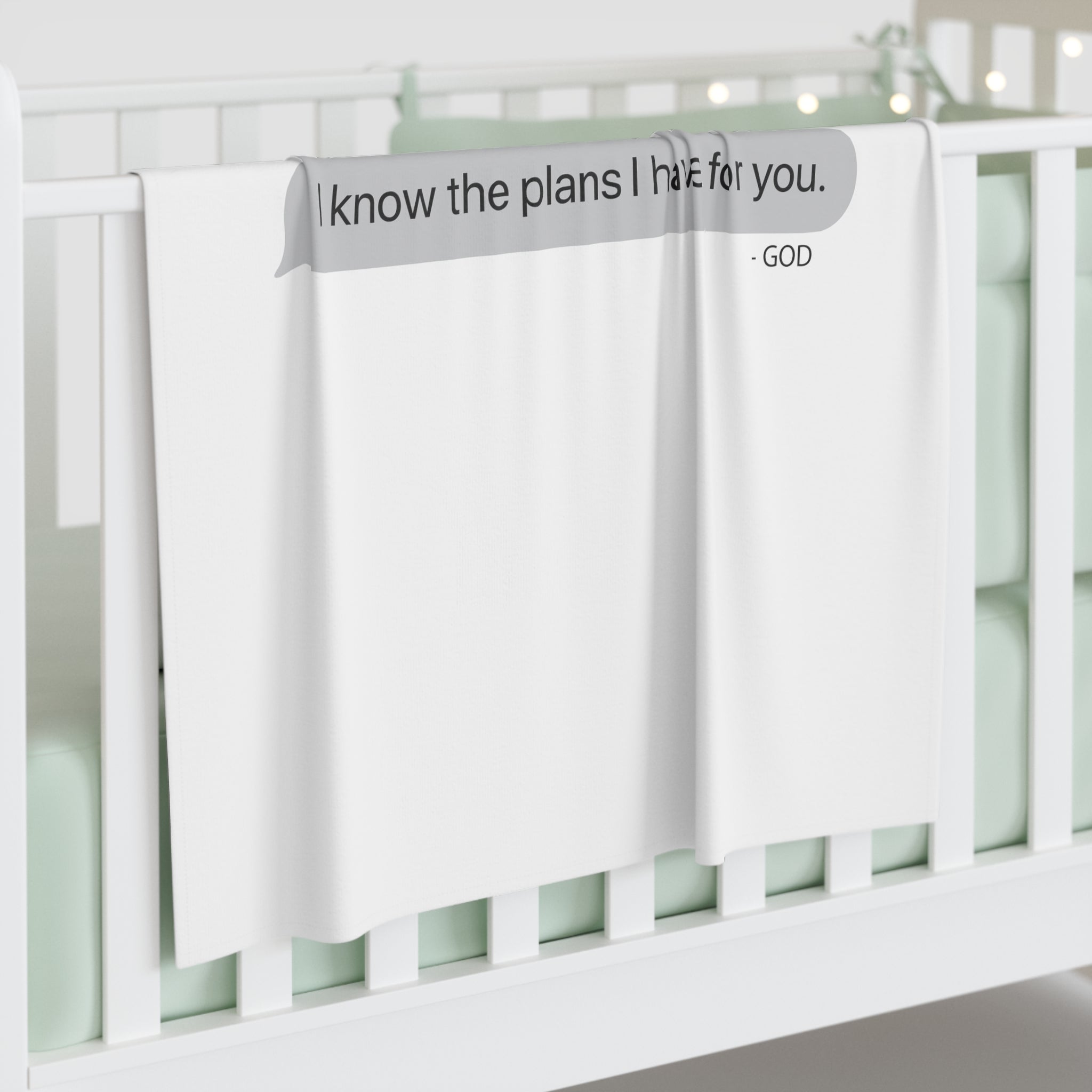 I Know The Plans - Baby Swaddle Blanket