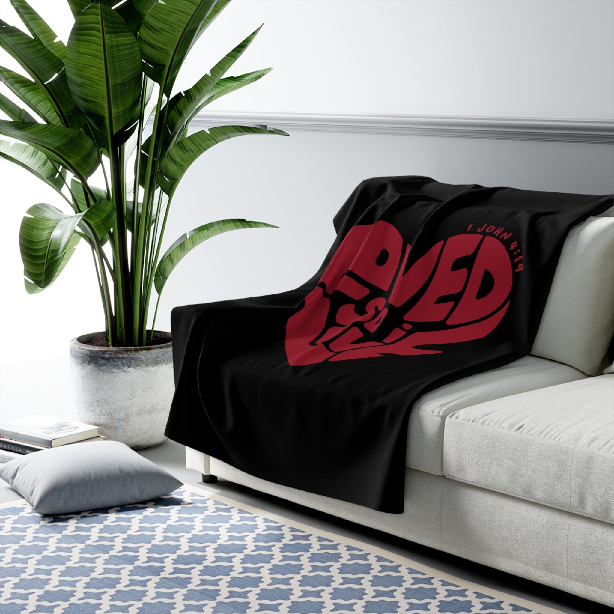 Loved So I Love - Sherpa Blanket