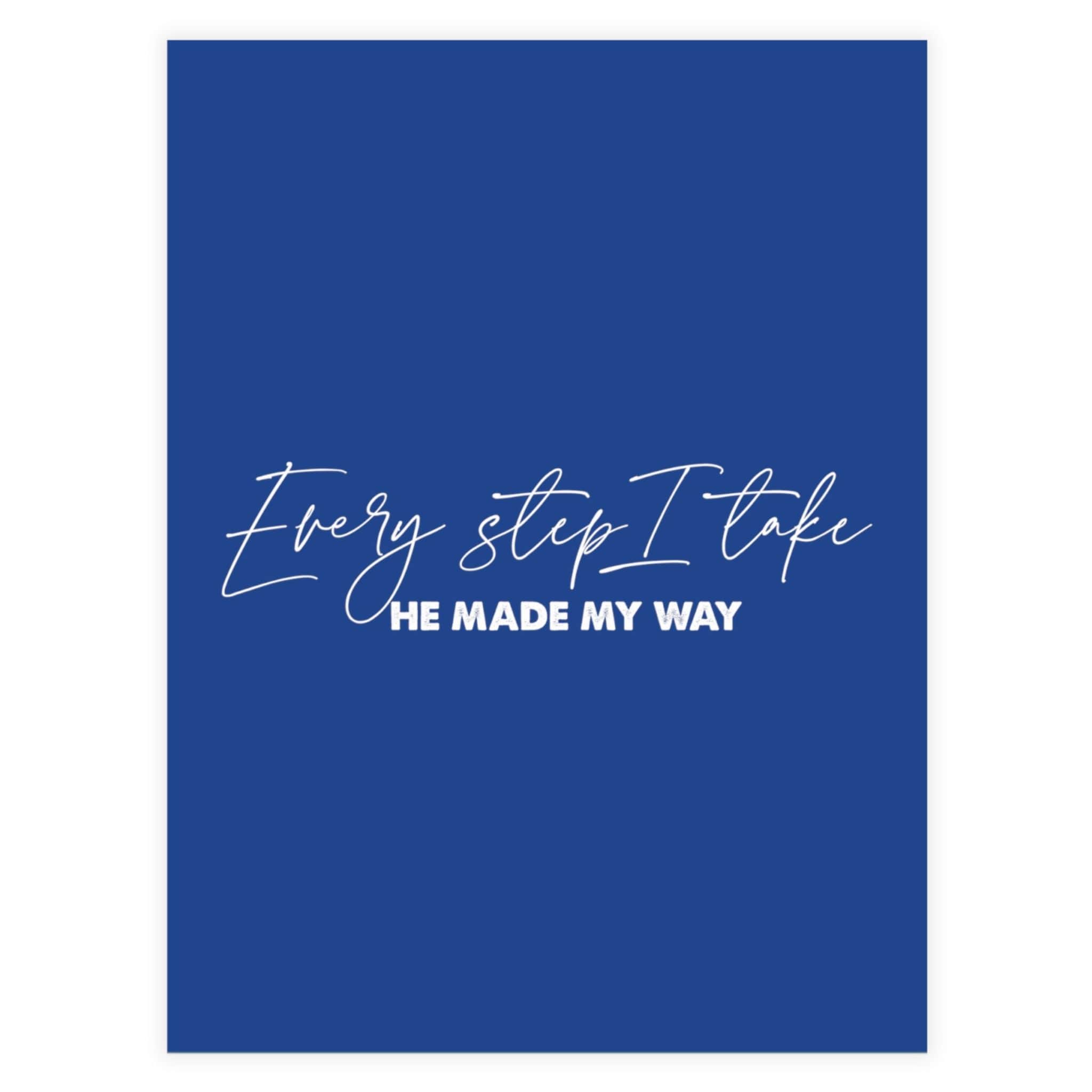 Every Step I Take, He Made My Way - Postcard Bundles