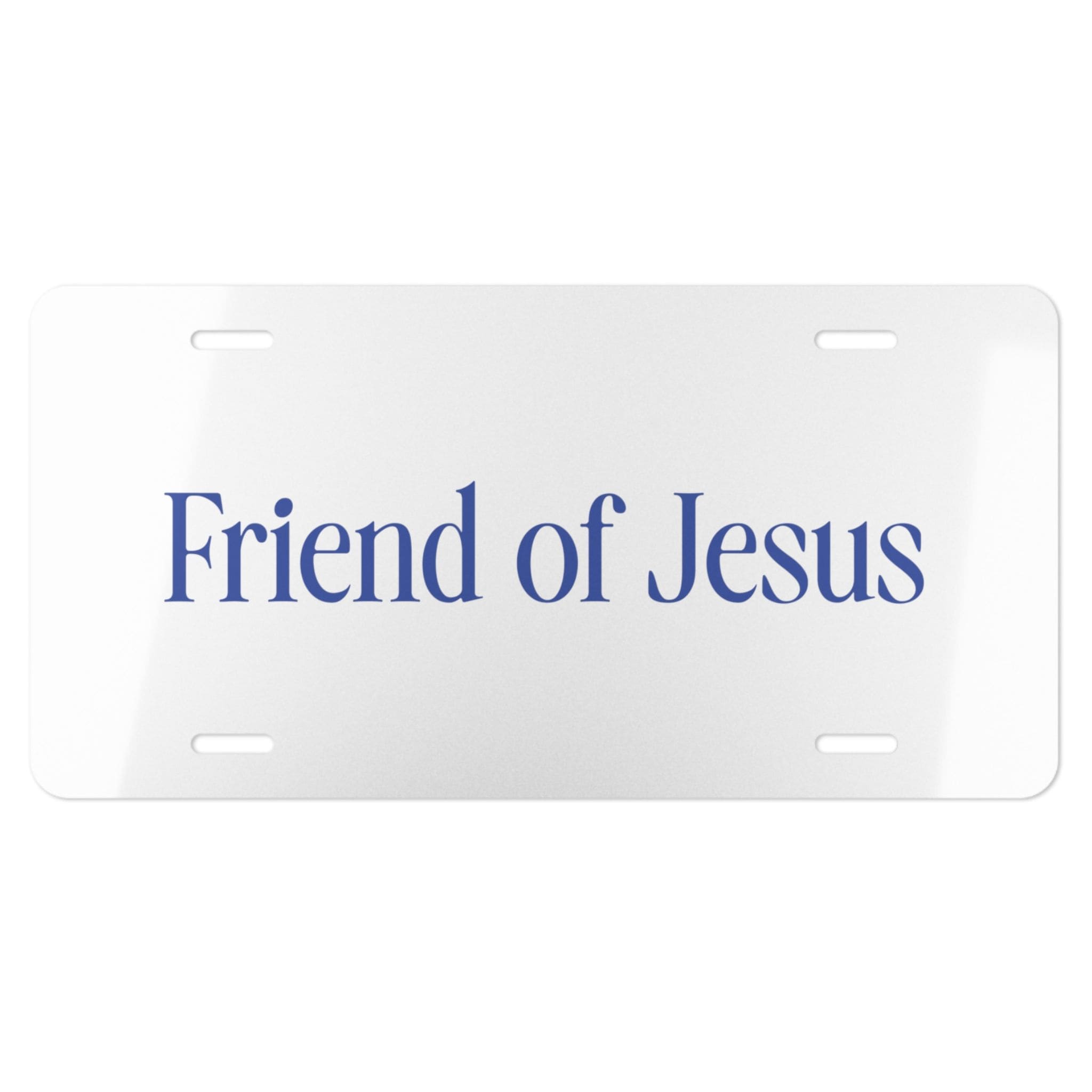 Friend of Jesus - Vanity Plate