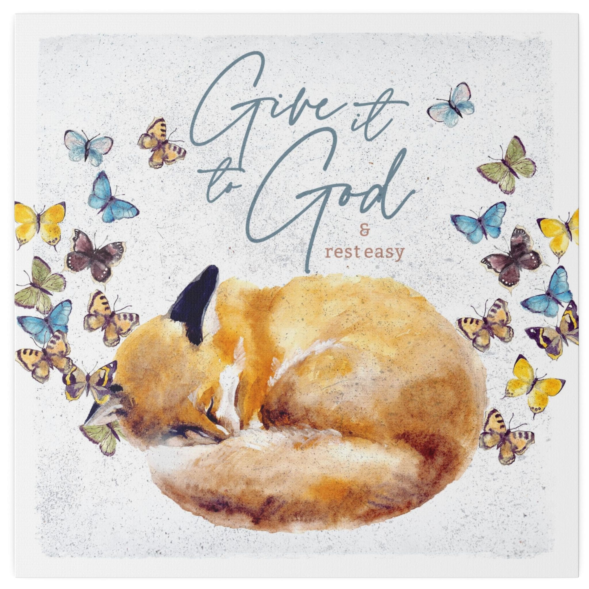 Canvas Wall Decor - Give it to God - Canvas Sign