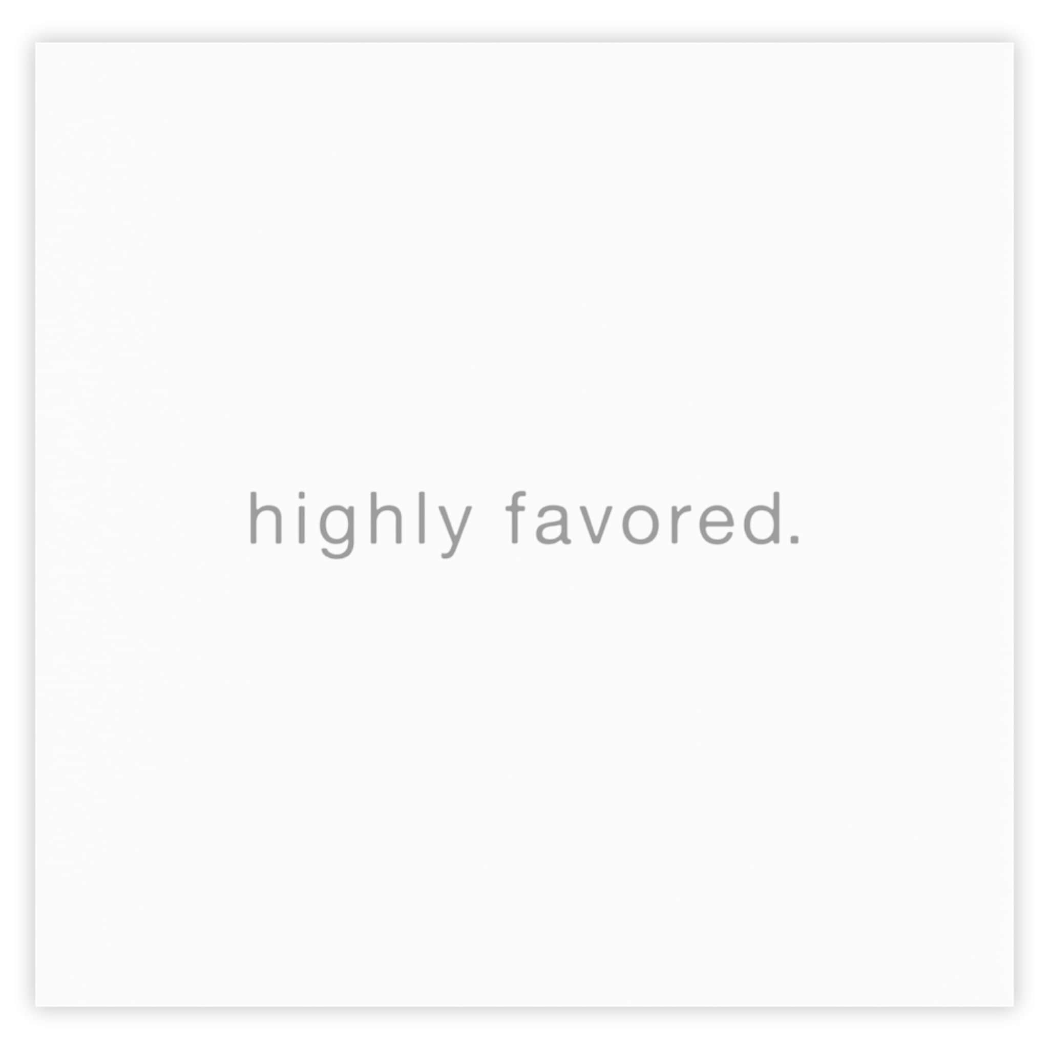 Highly Favored - Post-it® Note Pads