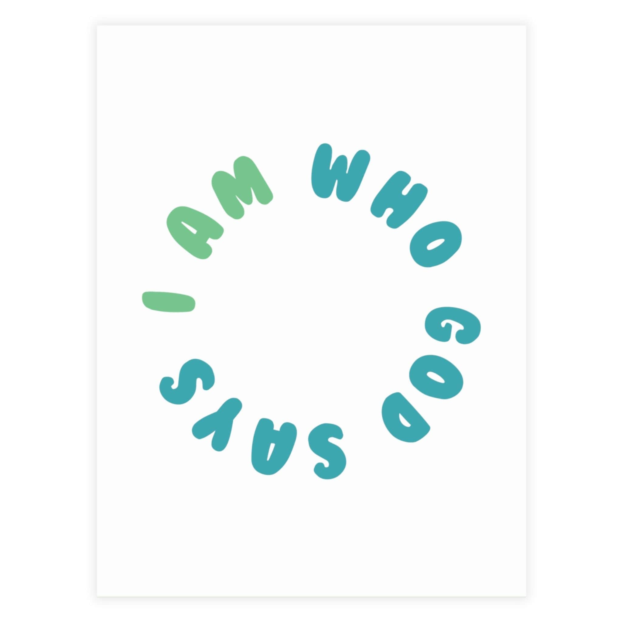 I Am Who God Says - Postcard Bundles
