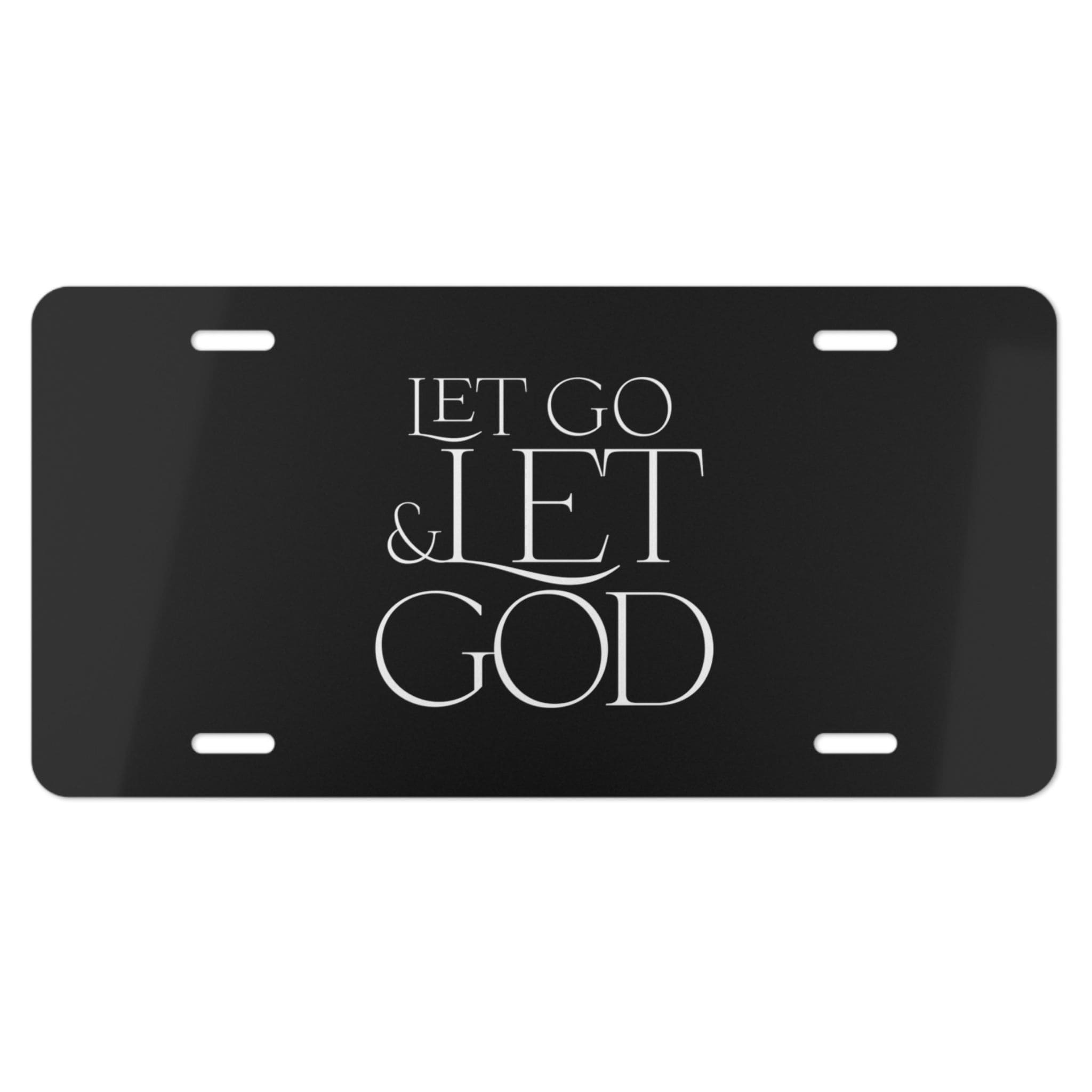Let Go Let God - Vanity Plate