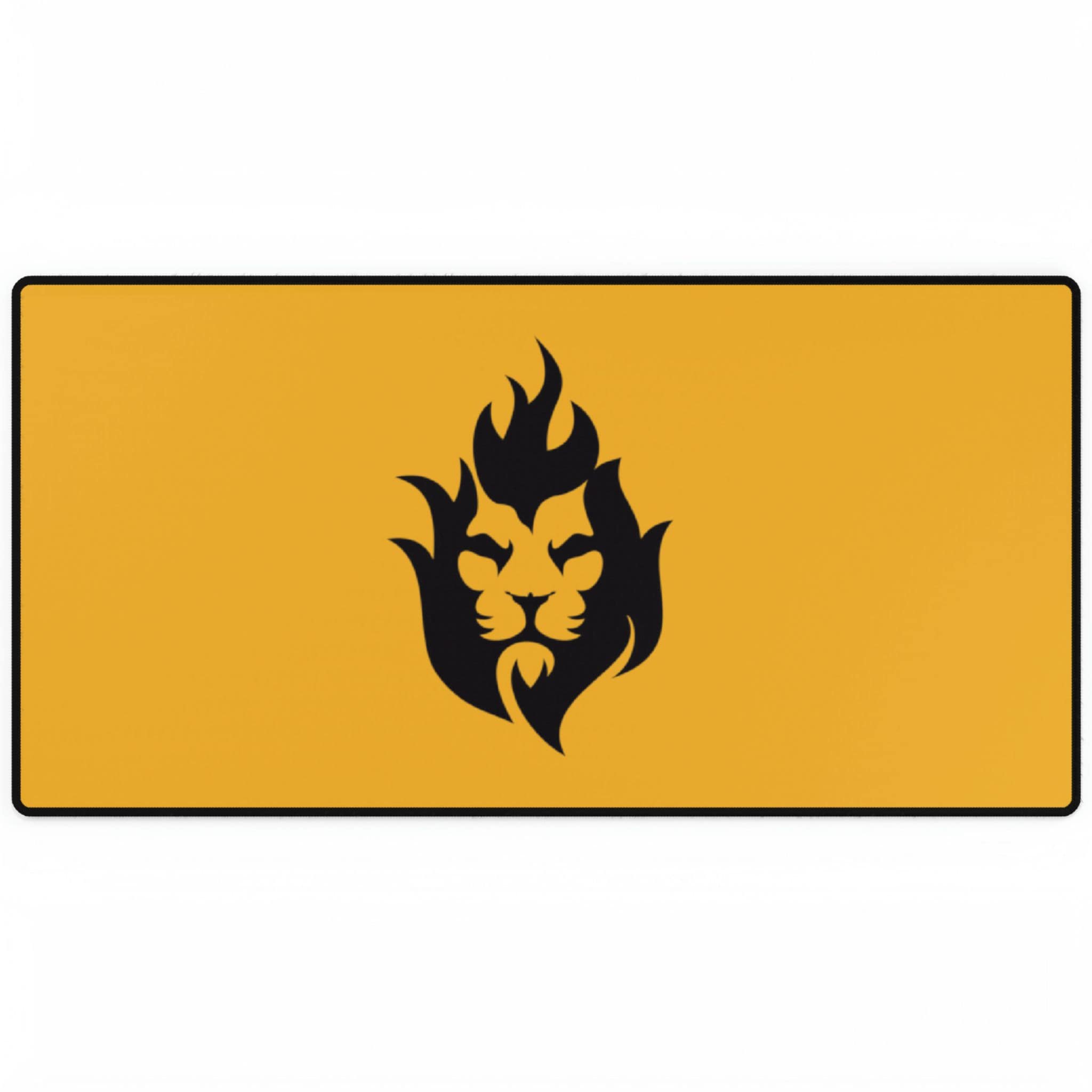 Lion Fire - Desk Mat