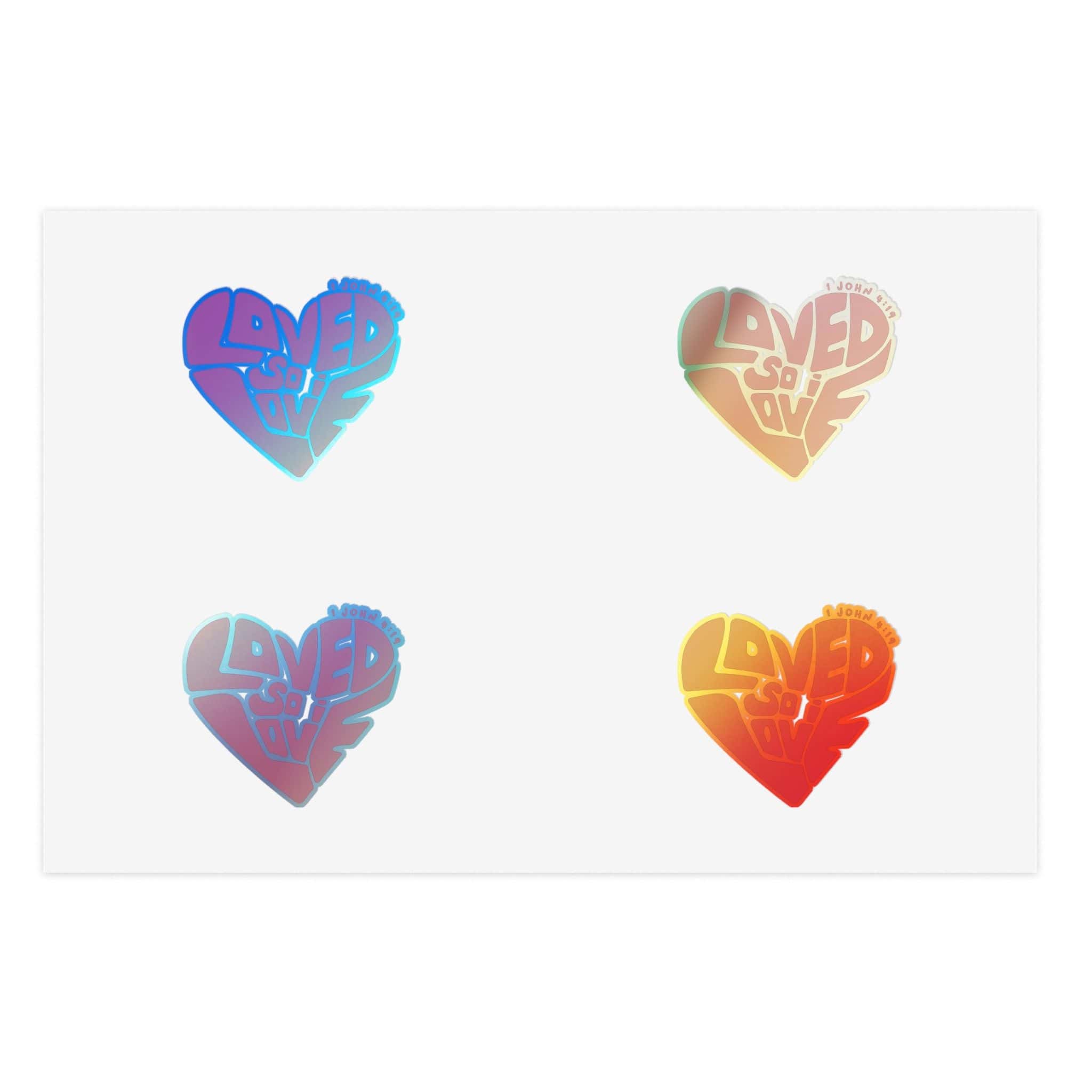 Loved So I Love - Sticker Sheets