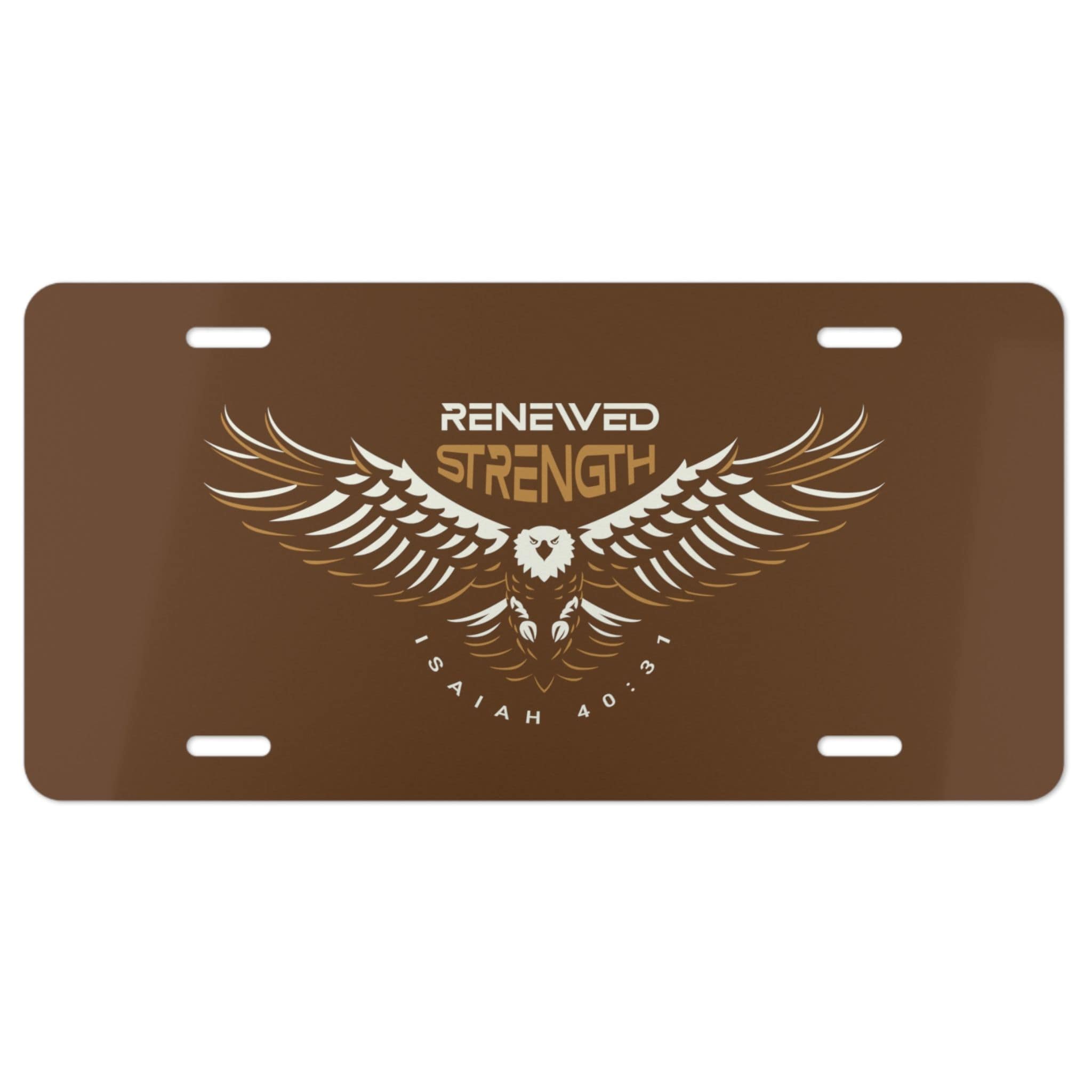 Renewed Strength - Vanity Plate