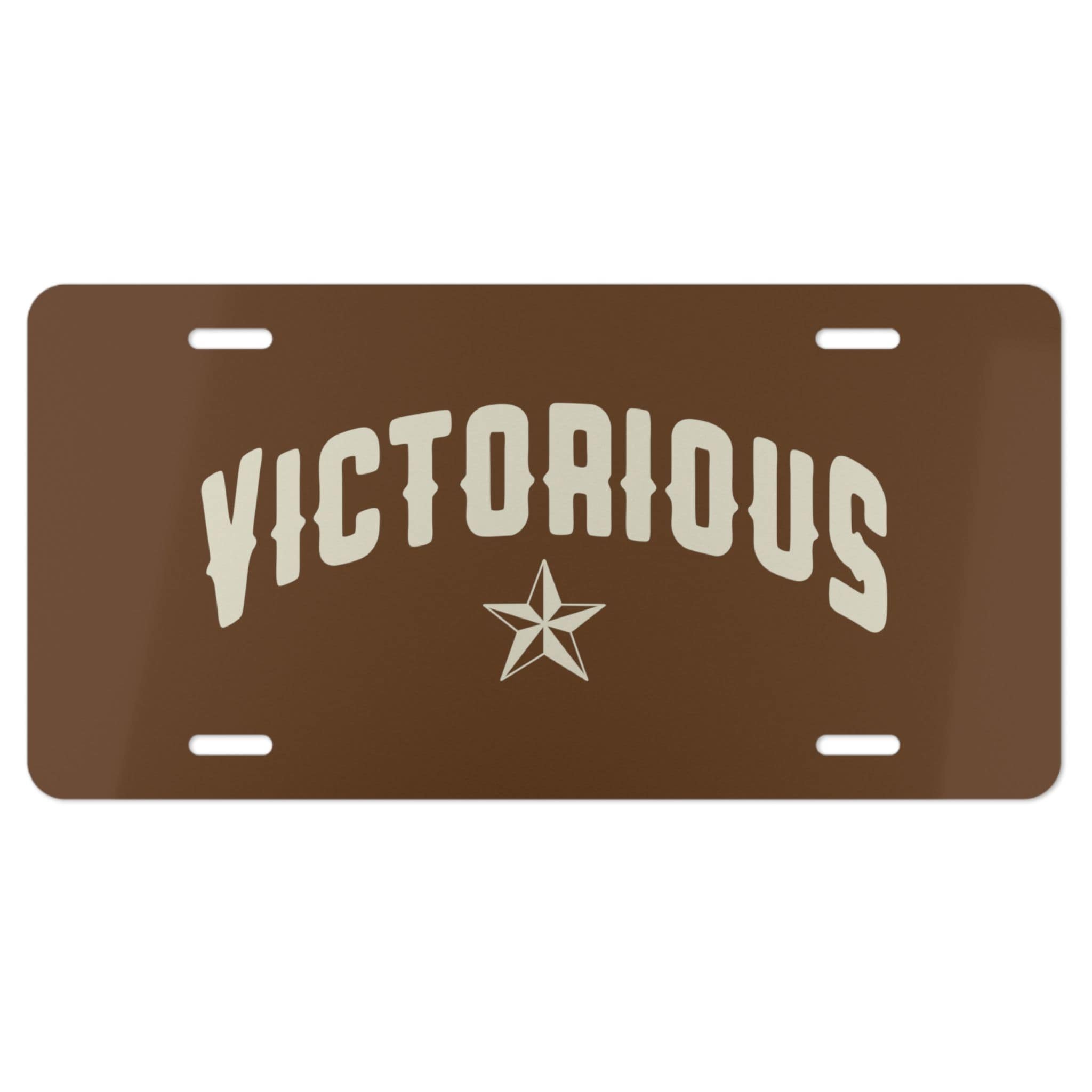 Victorious - Vanity Plate