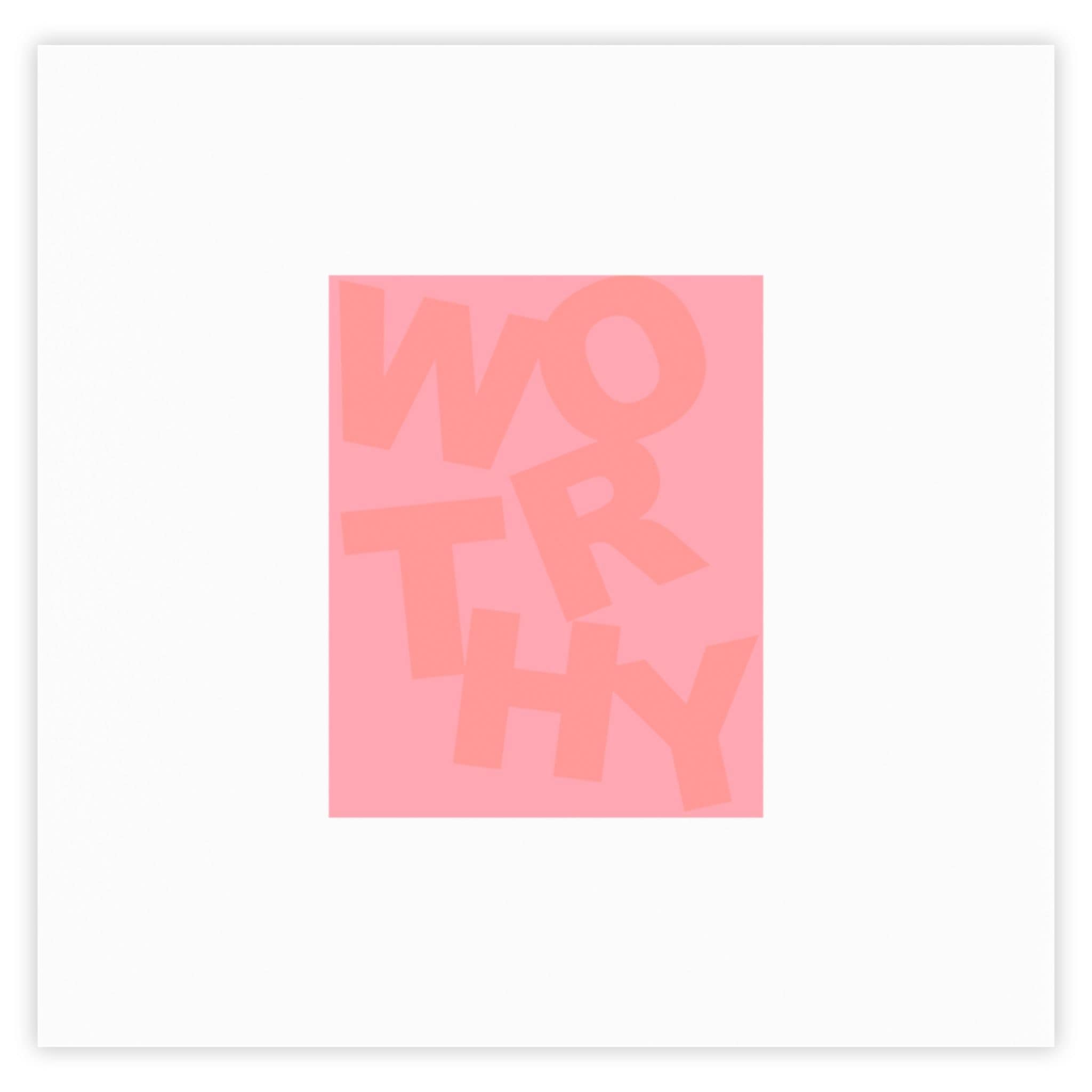 Worthy, Red - Post-it® Note Pads