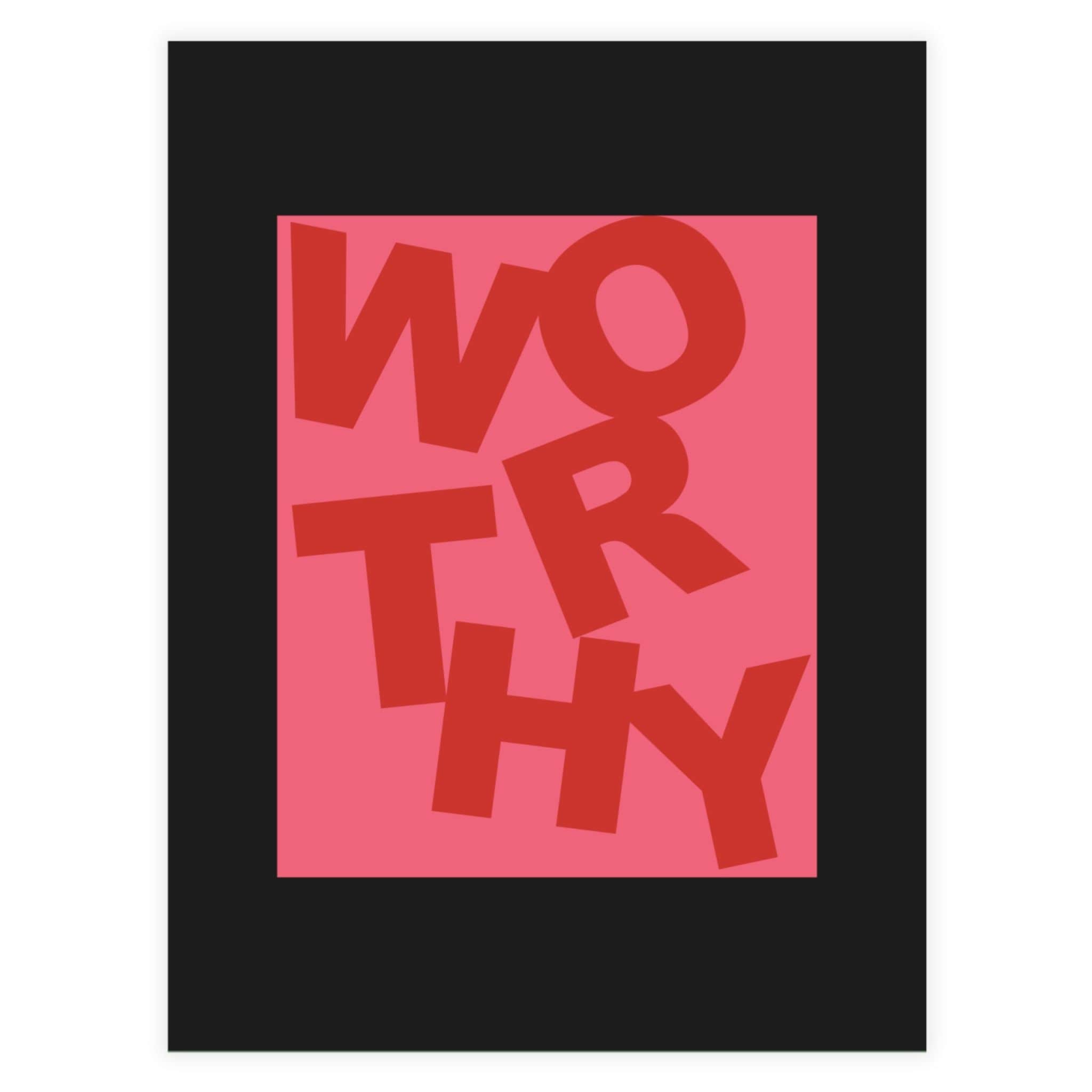 Worthy, Red - Postcard Bundles